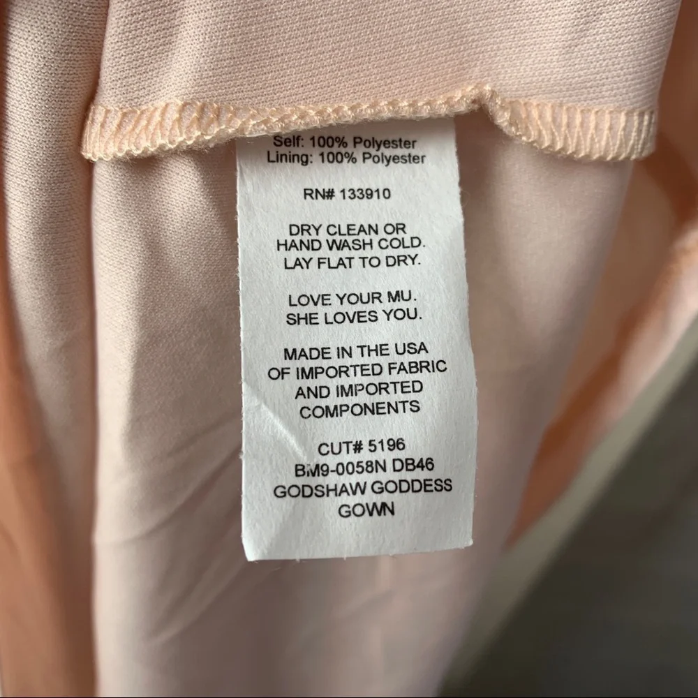 Show Me Your MuMu Blush Godshaw Goddess Gown - Picture 6 of 7